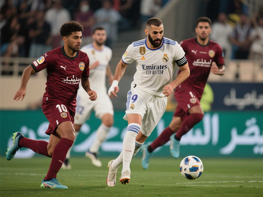 沙特联赛焦点战：C罗本泽马强强对话，吉达联合3-2绝杀利雅得胜利